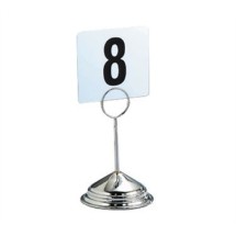 TableCraft 1306 6&quot; Stainless Deluxe Table Number Stand