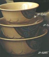 Yanco JP-5265 Japanese 6 1/2" Curved Noodle Bowl
