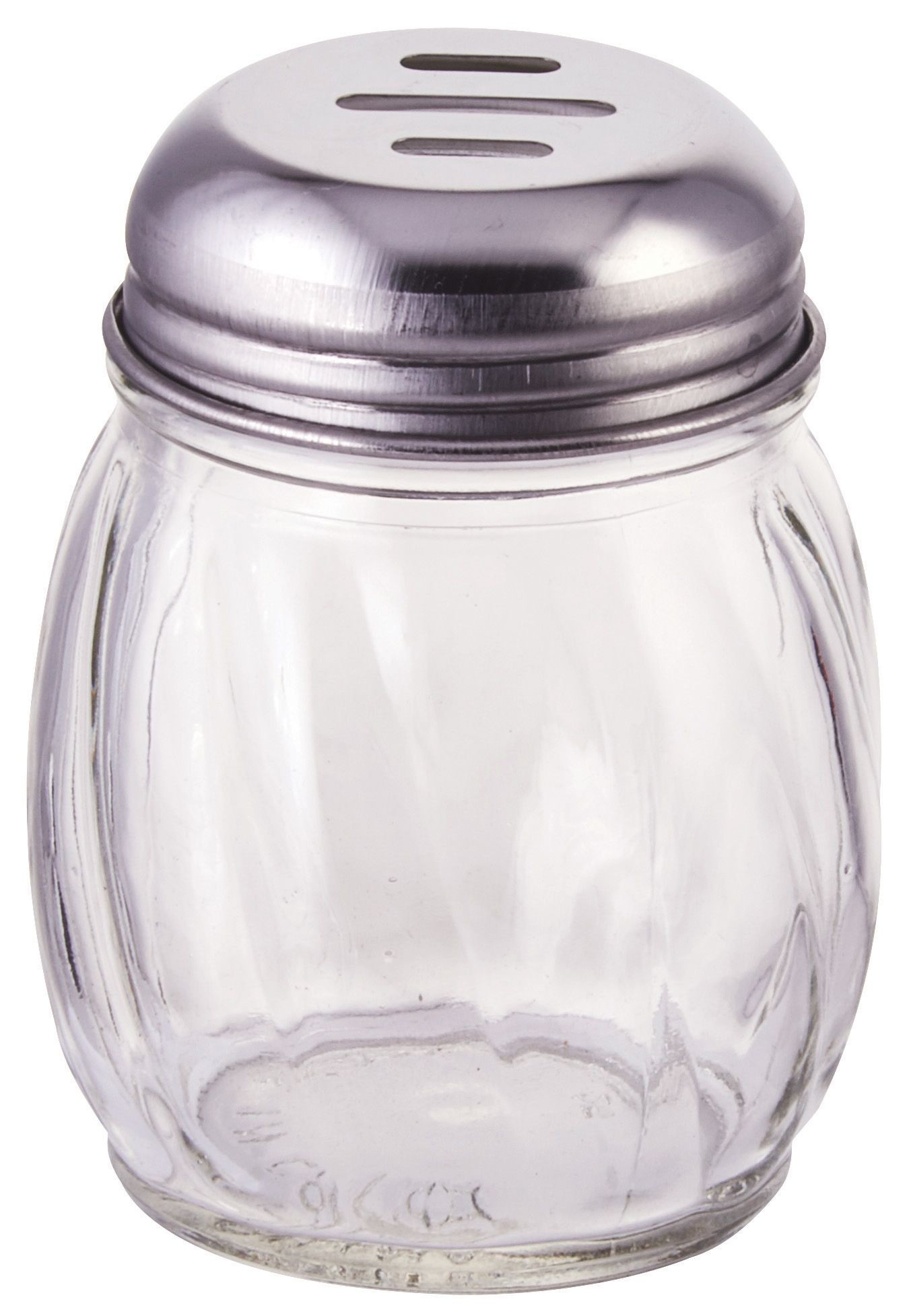 Winco G-108 Cheese Shaker 6 oz. with Slotted Top