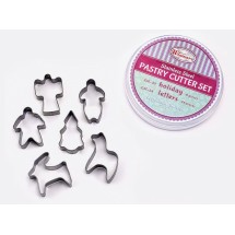 Winco CST-33 6-Piece Cookie Cutter Set, Holiday