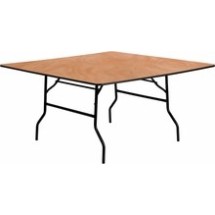 Flash Furniture YT-WFFT60-SQ-GG 60&quot; Square Wood Folding Banquet Table
