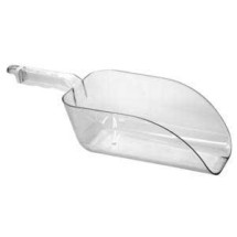 Thunder Group PLSC064CL Clear Polycarbonate 64 oz. Ice Scoop
