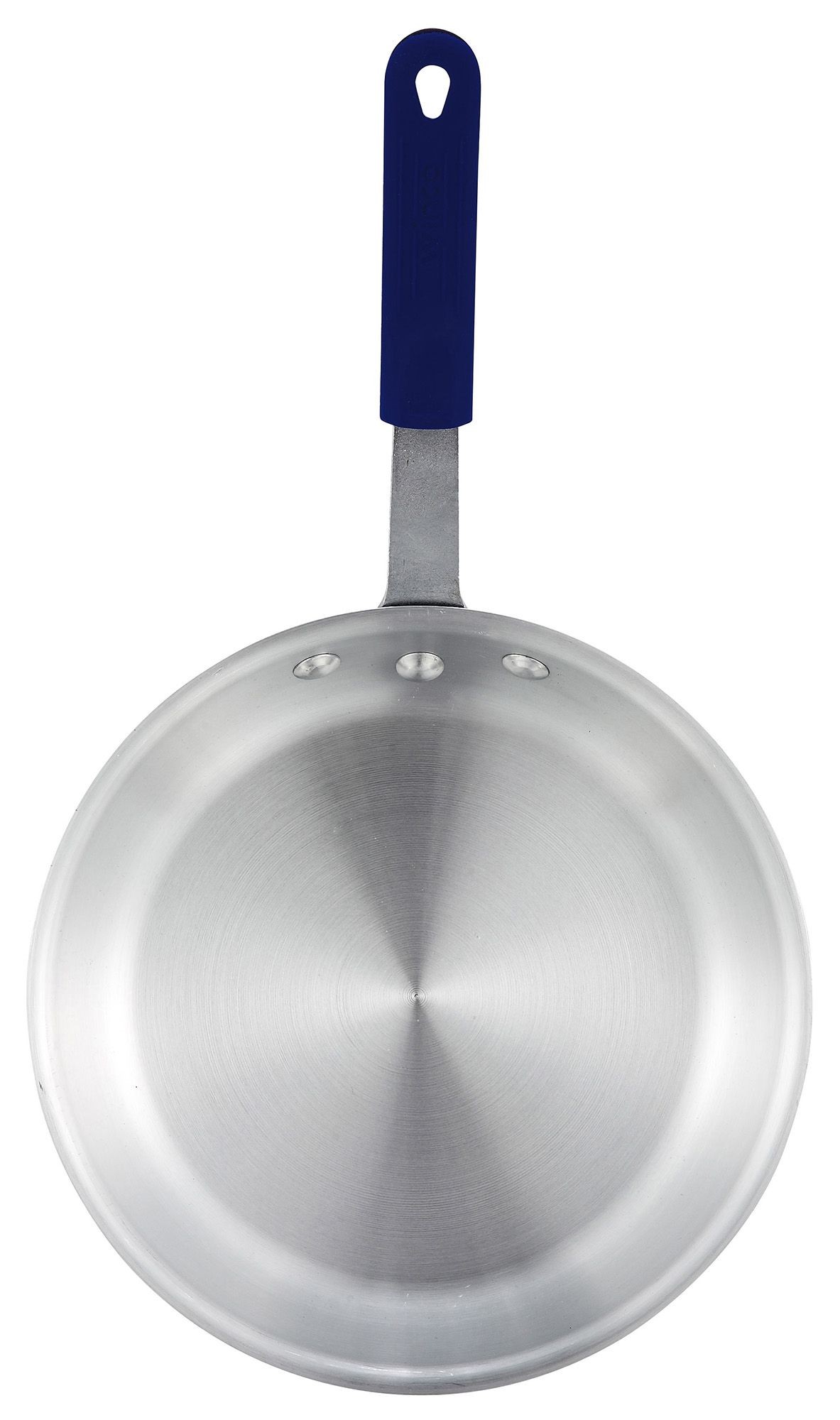 Winco AFP-8A-H 8" Gladiator Aluminum Fry Pan with Natural Finish and Silicone Sleeve