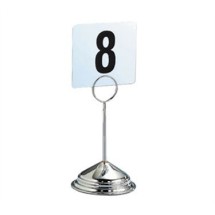 TableCraft 1308 8&quot; Stainless Deluxe Table Number Stand