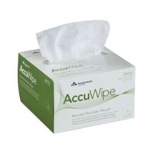 AccuWipe Recycled One-Ply Delicate Task Wipers, 4 1/2 x 8 1/4, White, 280/Carton