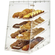 Winco ADC-4 Acrylic Countertop Pastry Cabinet with 4 Trays