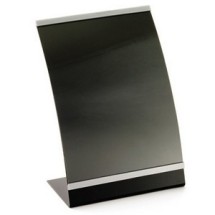 TableCraft AS811 Acrylic Curved Menu Holder, 8-1/2&quot; x 11&quot;