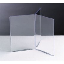 TableCraft 40606 Acrylic Six-Sided Table Tent Card Holder, 4&quot; x 6&quot;