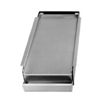 Franklin Machine Products 133-1002 Add-On Nickel-Plated Steel Griddle for 2 Burner Stoves