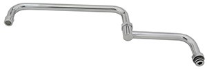 Royal Industries ROY 18 DJ 18" Double-Jointed Spout for Add-A-Faucet