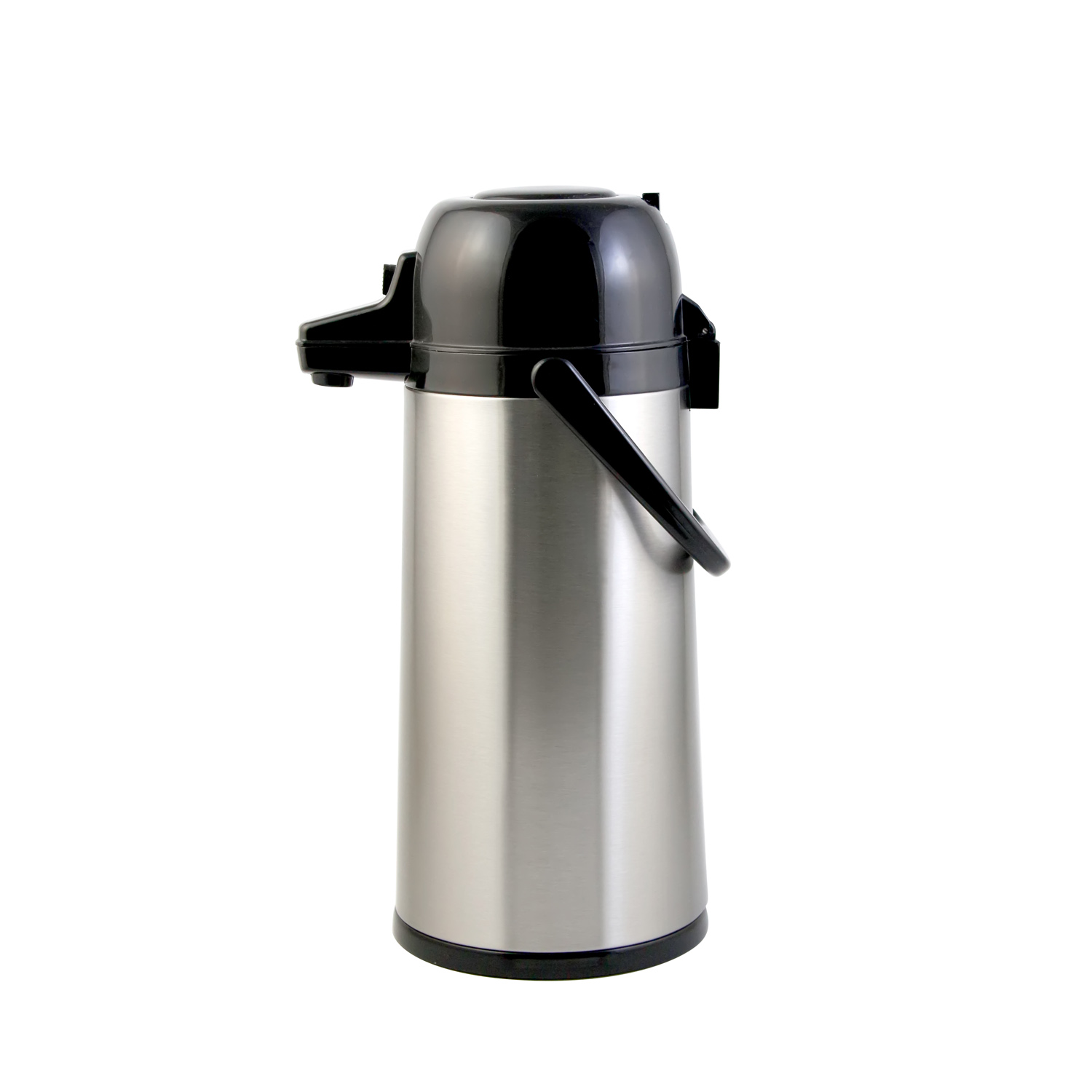 CAC China APGL-22PB Push Button Glass Lined Airpot, 2.2L