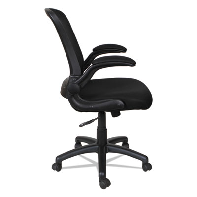 Alera EB-E Series Mid-Back Black Mesh Swivel/Tilt Office Chair