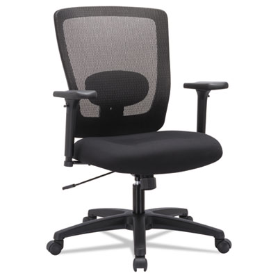 Alera Envy Series Mid-Back Black Mesh Swivel / Tilt Office Chair