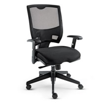 Alera Epoch Series Mid-Back Black Mesh Multifunction Office Chair