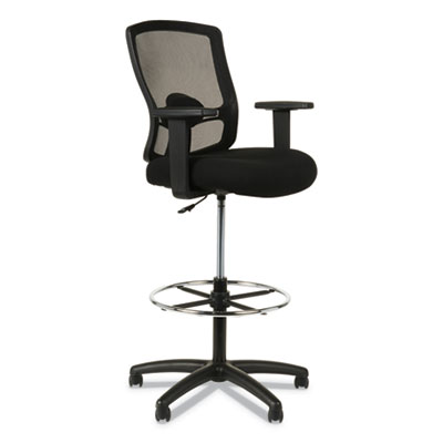 Alera Etros Series Black Mesh Stool