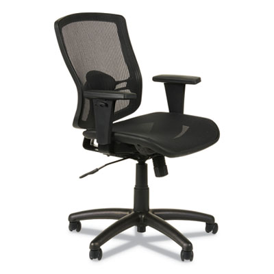 Alera Etros Series Mid-Back Black Mesh Synchro-Tilt Office Chair