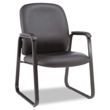 Alera Genaro Black High-Back Guest Chair