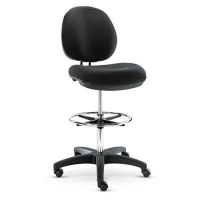 Alera Interval Series Swivel Task Stool, 33.26