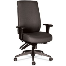 Alera Wrigley 24/7 High Performance High-Back Multifunction Black Task Chair