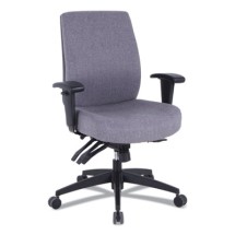 Alera Wrigley 24/7 High Performance Mid-Back Multifunction Gray Task Chair