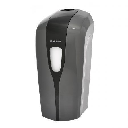 Alpine 427-L-GRY Gray Automatic Hands-Free Gel Hand Sanitizer/Soap Dispenser, 800 ml