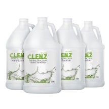 Alpine ALPC-1 CLENZ Instant Liquid Hand Sanitizer, Fragrance Free, 1 Gallon 4/Carton