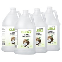 Alpine ALPC-5 CLENZ Instant Alcohol Free Foam Sanitizer, Coconut Scent, 1 Gallon, 4/Carton