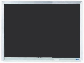 Aarco Products DC1824 Aluminum Frame Slate Composition Chalkboard, 24"W x 18"H 