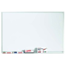 Aarco Products WDS2436 Aluminum Frame Magnetic Porcelain Markerboard, 36&quot;W x 24&quot;H