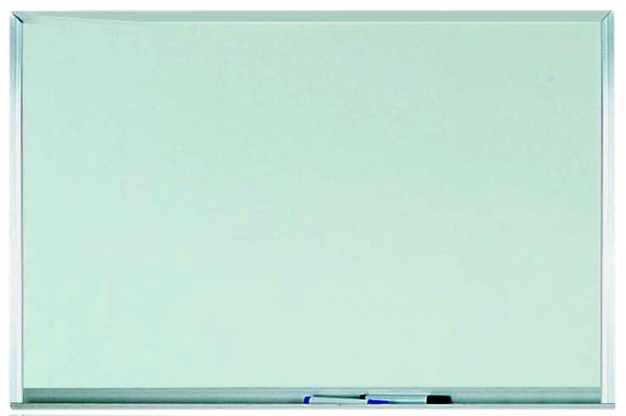 Aarco Products WAC2436 Aluminum Frame Melamine Markerboard, 36"W x 24"H