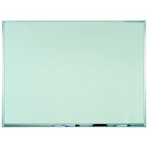 Aarco Products WAC3648 Aluminum Frame Melamine Markerboard, 48&quot;W x 36&quot;H