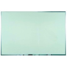 Aarco Products WAC4872 Aluminum Frame Melamine Markerboard, 72&quot;W x 48&quot;H