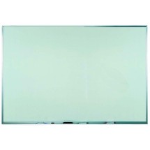 Aarco Products WAC4872 Aluminum Frame Melamine Markerboard, 72"W x 48"H