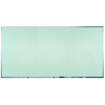 Aarco Products WAC4896 Aluminum Frame Melamine Markerboard, 96"W x 48"H