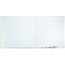 Aarco Products WDS4896 Aluminum Frame Porcelain Markerboard, 96"W x 48"H
