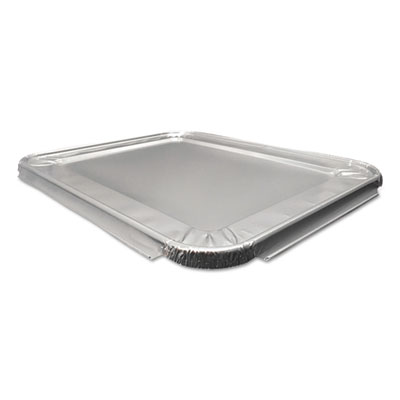 Aluminum Steam Table Lids for Heavy-Duty Half Size Pan, 100 /Carton
