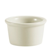 CAC China RKF-5-AW American White (Ivory) Fluted Ramekin 5 oz.