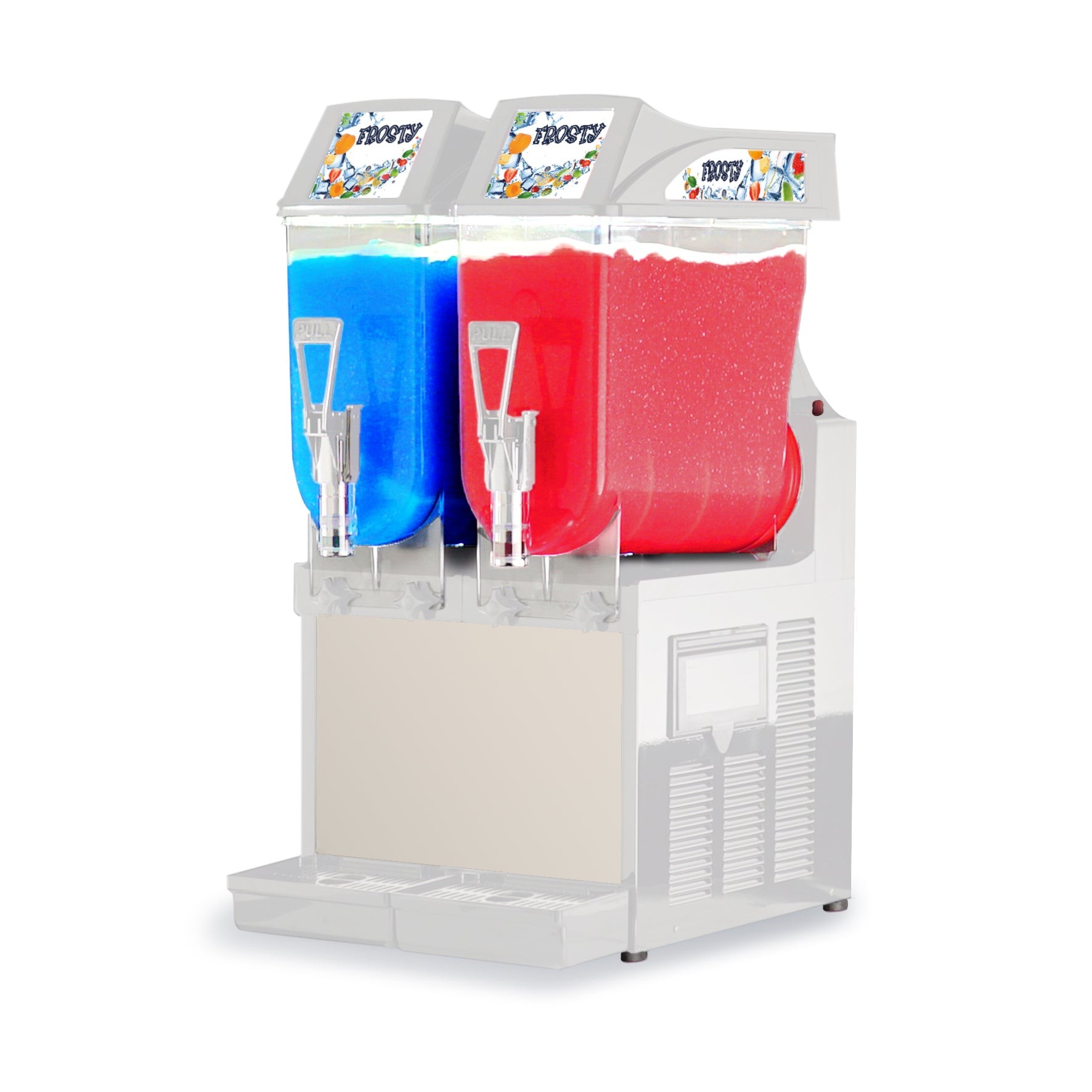 Ampto GRA-122 Granita Frozen Drink Machine, 3 Gallons, 2 Bowls