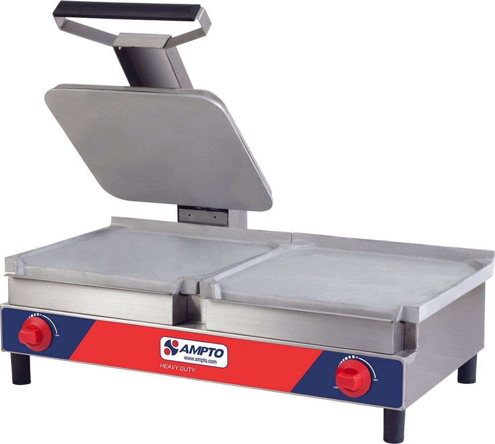 Ampto SACL-G Combination Gas Griddle and Sandwich Grill