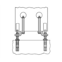 Franklin Machine Products  141-1066 Anchor Kit, Partition (Kit )