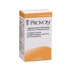 Provon Antimicrobial Lotion Soap with Chloroxylenol, 2000 ml Refills, 4/Carton