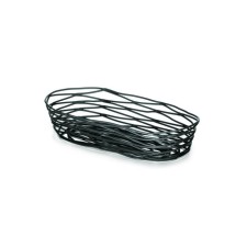 TableCraft BK11709 Artisan Metal Black Oblong Basket 9&quot; x 4&quot; x 2&quot;