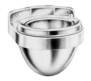 Franklin Machine Products  141-1120 Ash Tray (7.75Dia, Wall Mt, Stainless Steel )