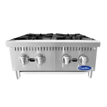 Atosa ACHP-4 Stainless Steel Four Burner Hot Plate, 24"