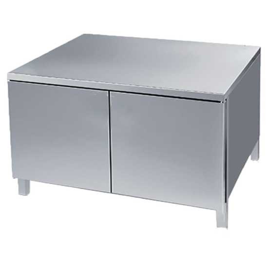 Atosa ASR-5171D Oven Stand with Rack and Doors for AEC-0511E and AEC-0711E