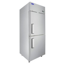 Atosa MBF8010GR Top Mount (2) Half Door Refrigerator 29"