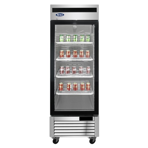 Atosa MCF8701GR Bottom Mount One Glass Door Freezer Merchandiser 27