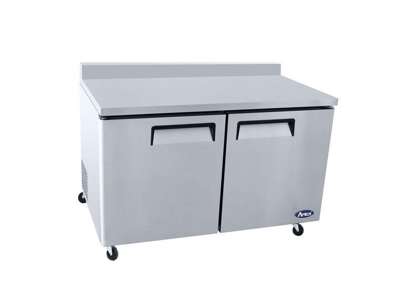 Atosa MGF8410GR 2-Section Undercounter Refrigerator with Backsplash 60"