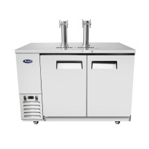 Atosa MKC58GR Dual Faucet Draft Beer Keg Cooler 58"