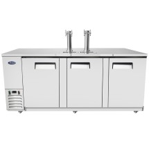 Atosa MKC90GR Dual Faucet Draft Beer Keg Cooler 90"